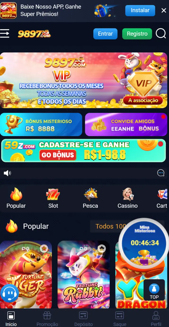 9897 Jogue hoje jogos instantâneos no Brasil Ganhe Hoje